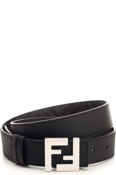 Fendi Belts for Men Fendi 'ff' Reversible Belt