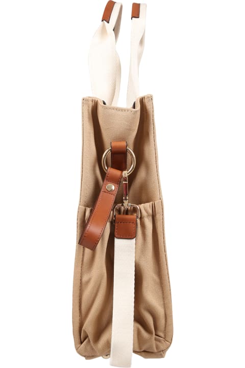 Beige Changing-bag For Baby Kids