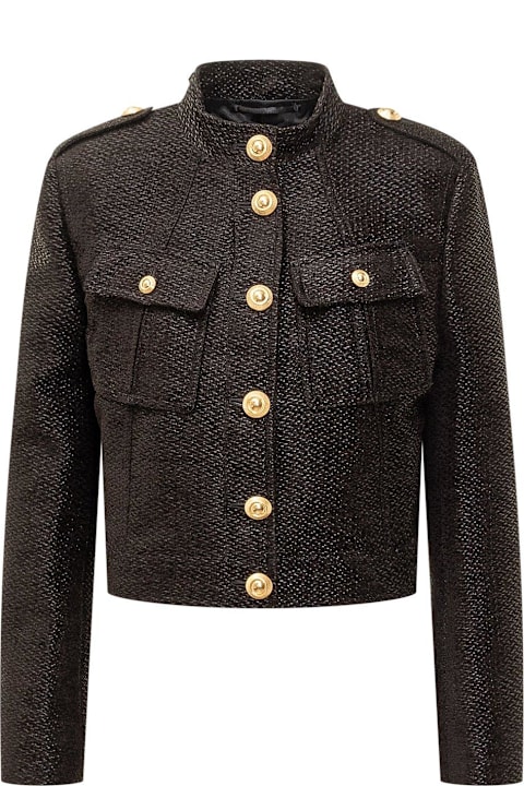 Tom Ford Coats & Jackets for Women Tom Ford Tweed Cropped Jacket