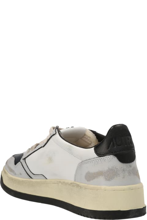 Autry Sneakers for Men Autry Sup Vint Sneakers In White Leather