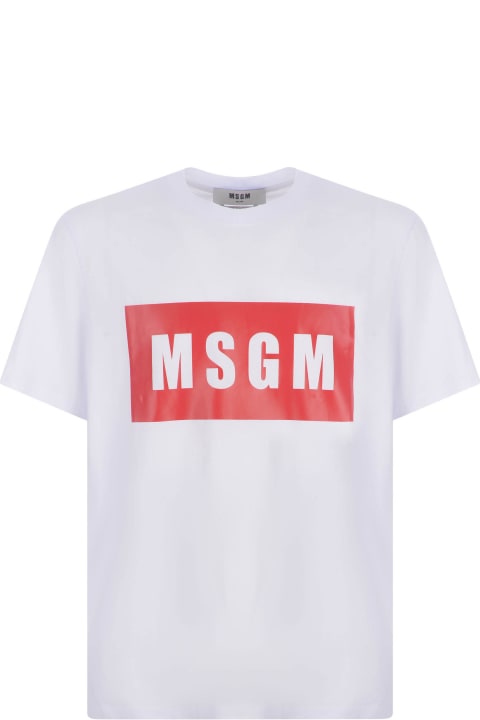 メンズ新着アイテム MSGM T-shirt Msgm In Cotone
