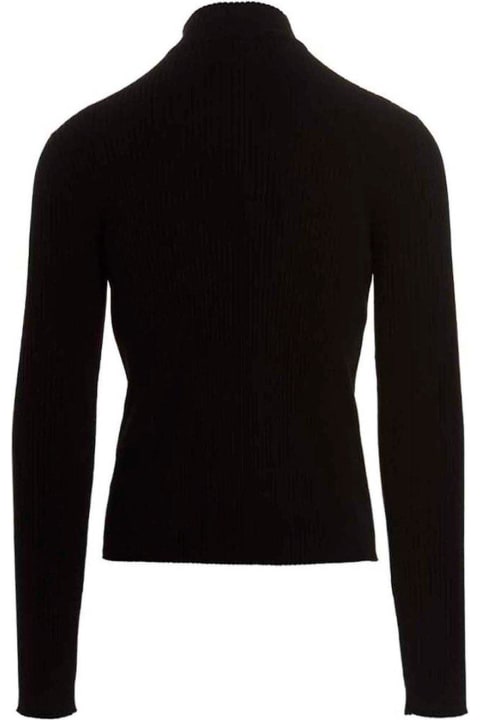 Courrèges Sweaters for Men Courrèges Mock Neck Long-sleeved Jumper