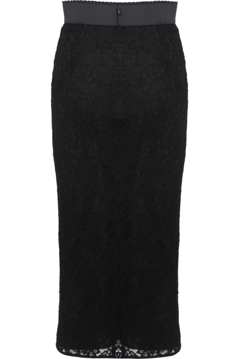 Dolce & Gabbana Clothing for Women Dolce & Gabbana X Kim Kardashian Lace Midi Skirt