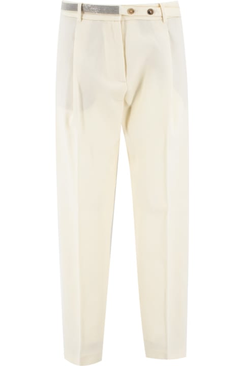أدوات منزلية Fabiana Filippi Virgin Wool Trousers