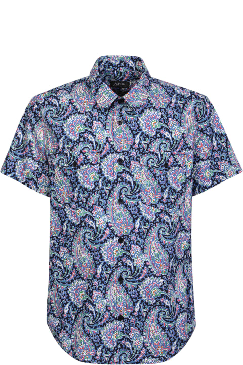 A.P.C. Shirts for Men A.P.C. Printed Cotton Jim Shirt