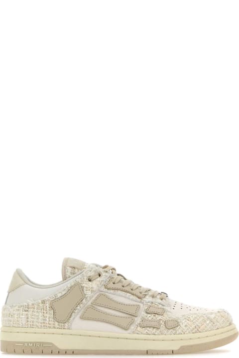 Shoes for Women AMIRI Multicolor Leather And Fabric Skel Sneakers