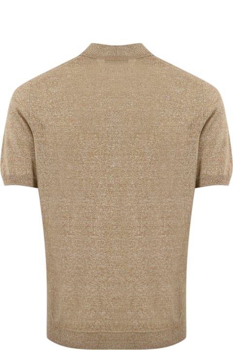Fay for Men Fay Linen And Cotton Polo