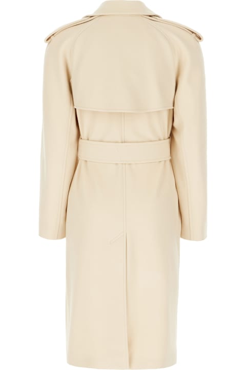 Burberry خصم على Women Burberry Sand Cashmere Coat