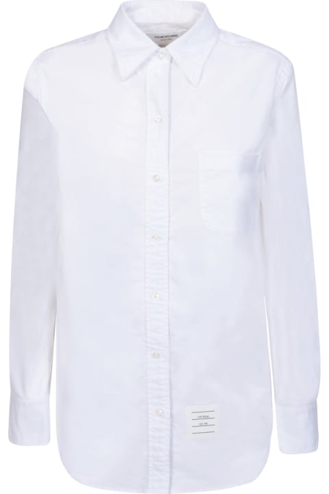 Topwear for Women Thom Browne 'classic Point Collar' Cotton Shirt