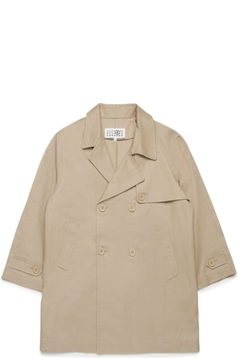 MM6 Maison Margiela Coats & Jackets for Girls MM6 Maison Margiela Double-breasted Trench Coat