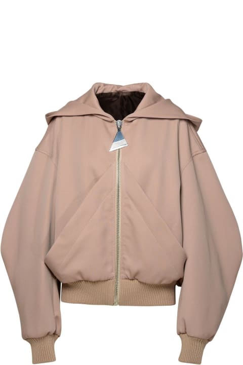 Coats & Jackets for Women The Attico Hooded Zip-up Bomber Jacket