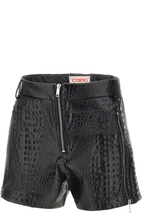 Fashion for Women Iceberg Eco-leather Shorts