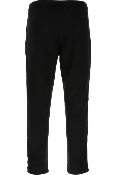 Pants for Men Prada Black Nylon And Wool Pant