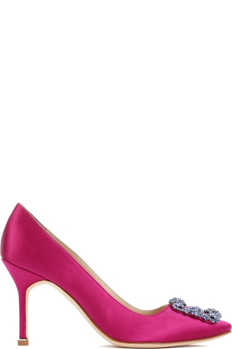 آخر صيحات الموضة من السيدات Manolo Blahnik Hangisi 090 Pump