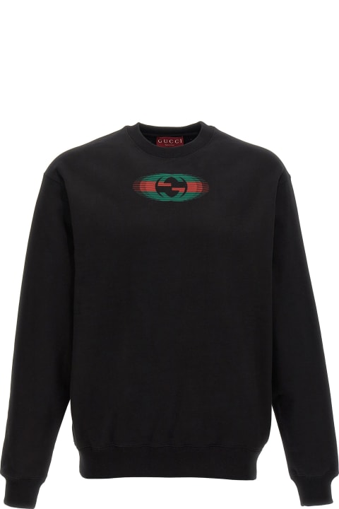 Gucci Clothing for Men Gucci Logo Print Sweatshirt