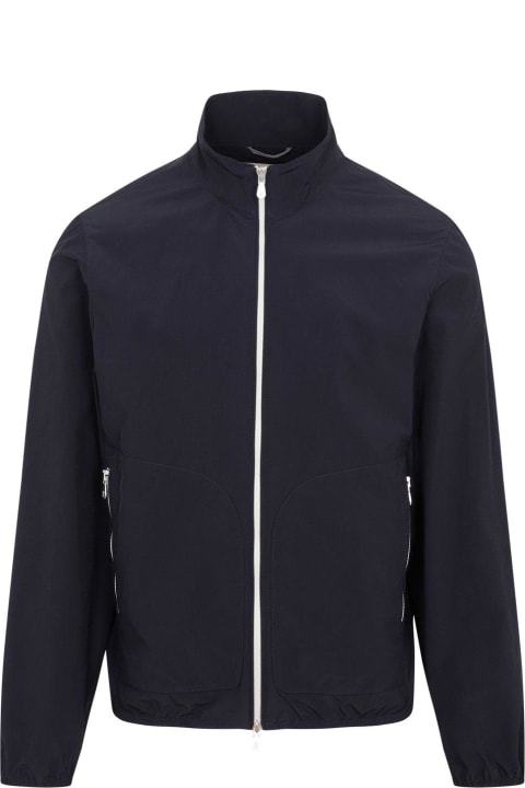 Coats & Jackets for Men Brunello Cucinelli High-neck Zipped Jacket