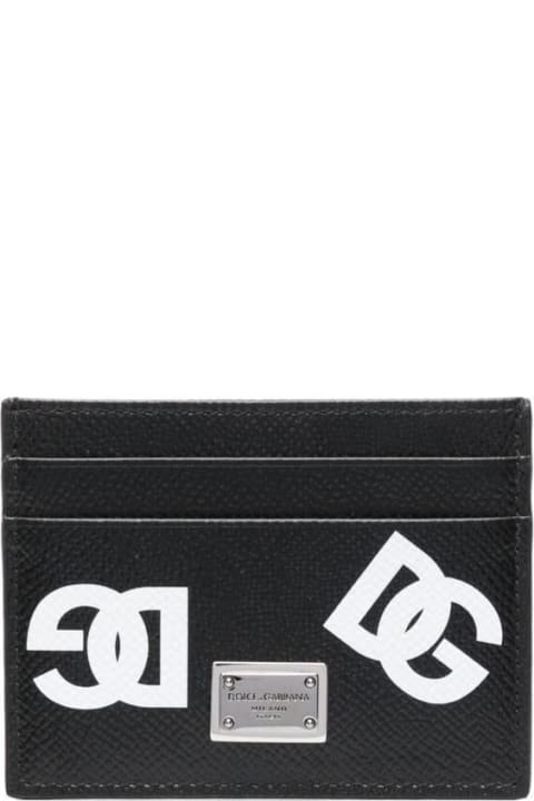 Dolce & Gabbana Dg Graffiti Bifold Wallet in Black for Men