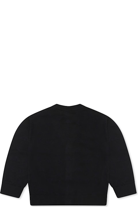 Homeware Emporio Armani Blue Cardigan For Baby Boy With Iconic Logo
