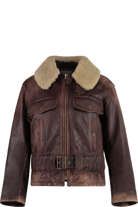 Golden Goose Coats & Jackets for Women Golden Goose Ilaria Leather Jacket