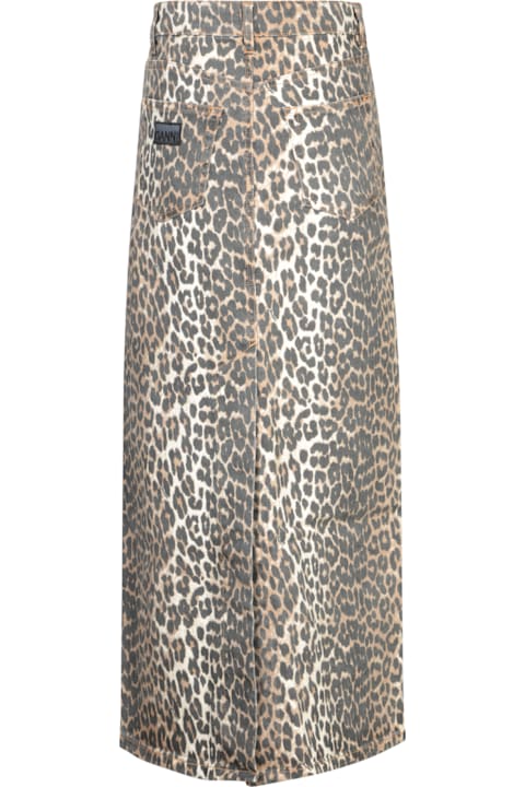 Ganni Skirts for Women Ganni Skirt With Maxi Slit