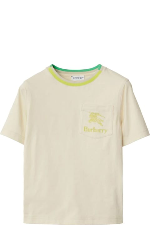 T-Shirts & Polo Shirts for Girls Burberry Burberry Kids T-shirts And Polos Beige