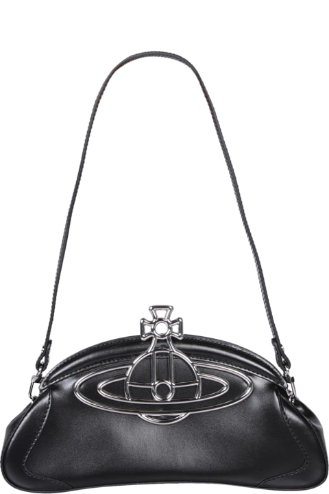 Vivienne Westwood Bags for Women Vivienne Westwood Amber Clutch Black Bag