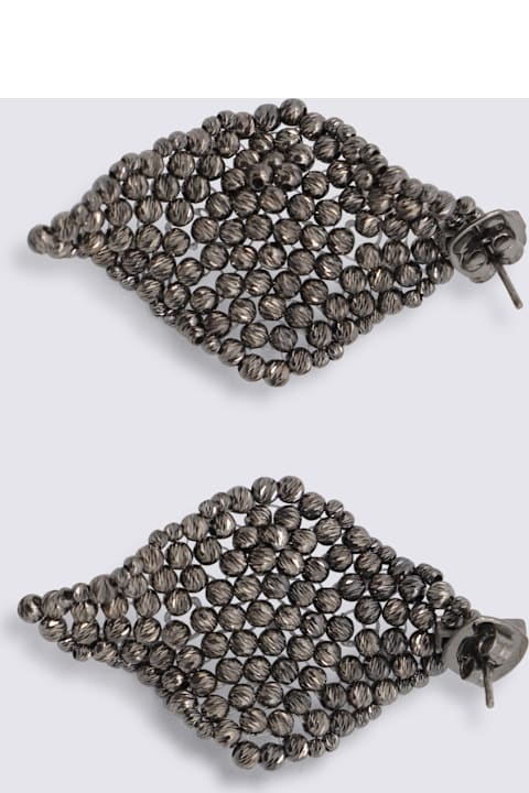 Brunello Cucinelli حُلي لـ السيدات Brunello Cucinelli Silver Brass Earrings