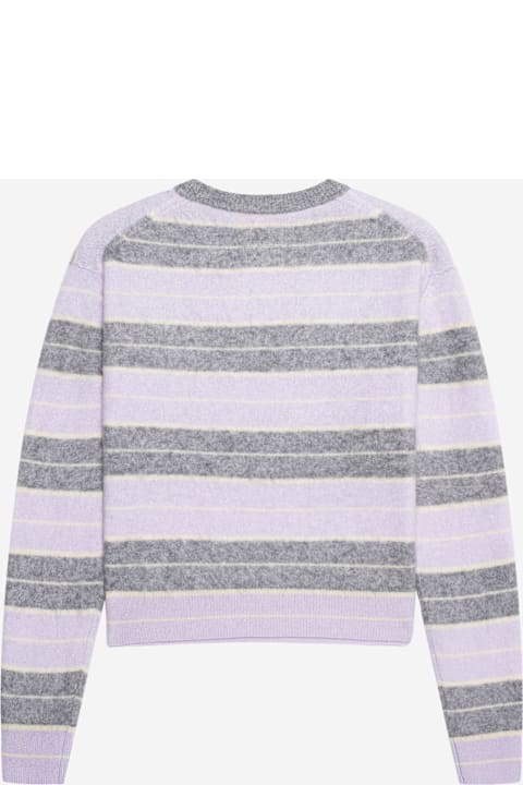 Guest in Residence for Kids Guest in Residence Cashmere Sweater With Striped Pattern