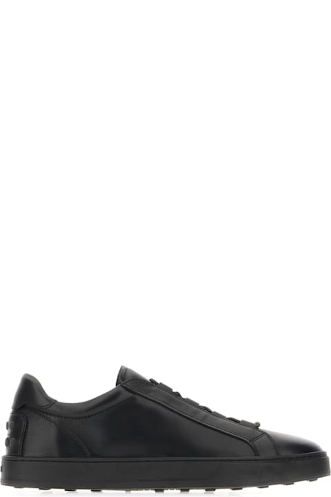 Homeware Tod's Black Leather Sneakers