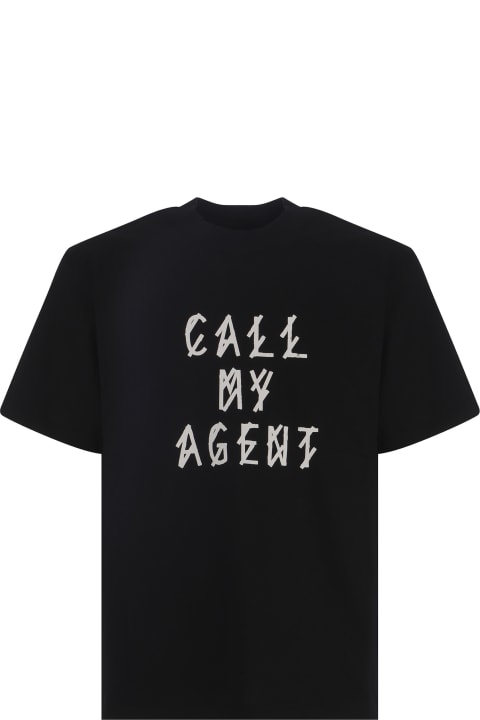 44 Label Group Topwear for Men 44 Label Group T-shirt 44 Label Group "agente" Made Of Cotton