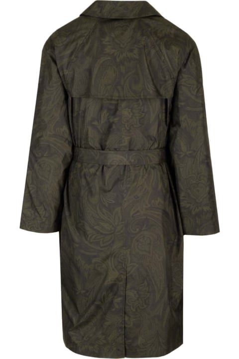 Etro Coats & Jackets for Men Etro Paisley Raincoat