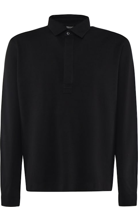 Homeware Zegna Long-sleeved Polo Shirt