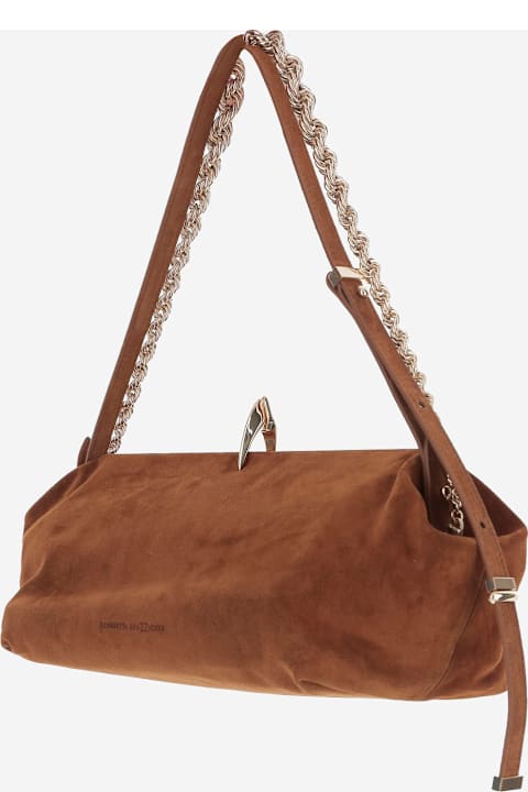 Benedetta Bruzziches for Women Benedetta Bruzziches Sophia Suede Leather Bag