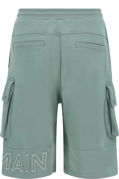 Pants for Men Balmain Cotton Bermuda Shorts