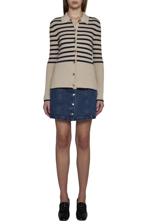 A.P.C. Skirts for Women A.P.C. Poppy Denim Miniskirt