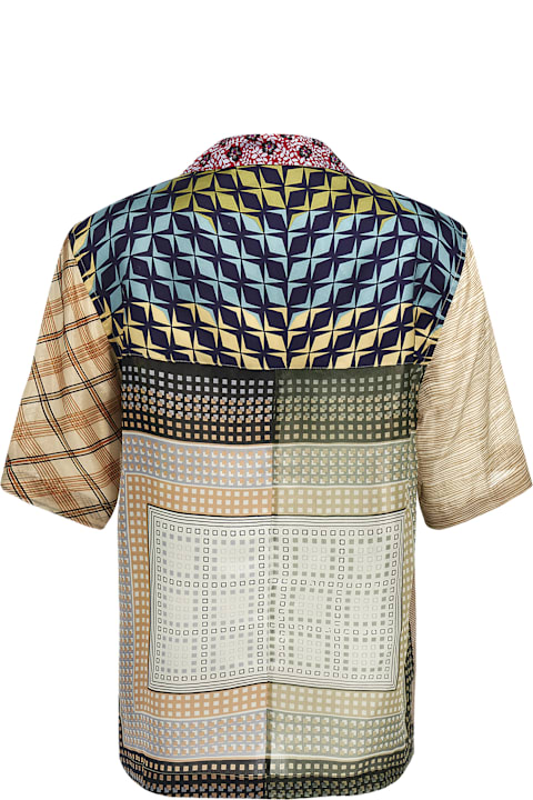 Homeware Marine Serre 'regenerated Silk Scarves Bowling' Shirt