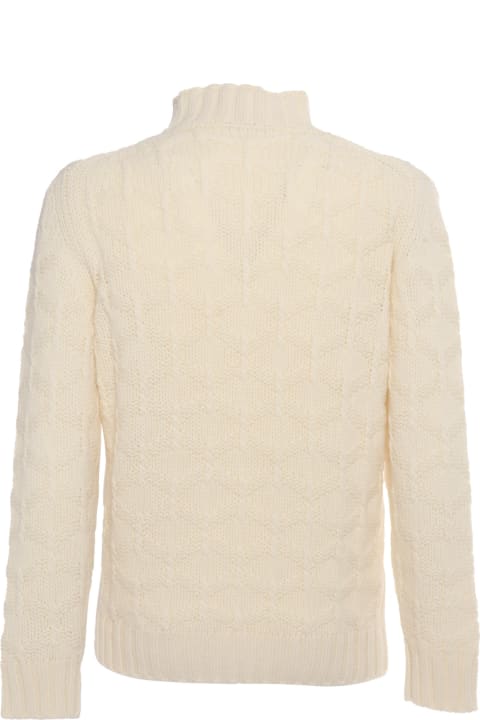 Homeware Kangra Diamond Pattern Turtleneck Sweater