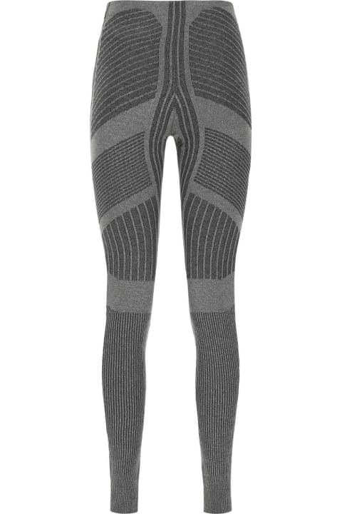 Pants & Shorts for Women Prada Grey Stretch Polyester Blend Leggings