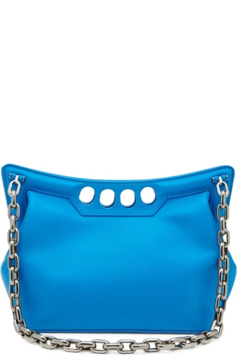 Fashion for Women Alexander McQueen Small The Peak Bag In Lapis Blue