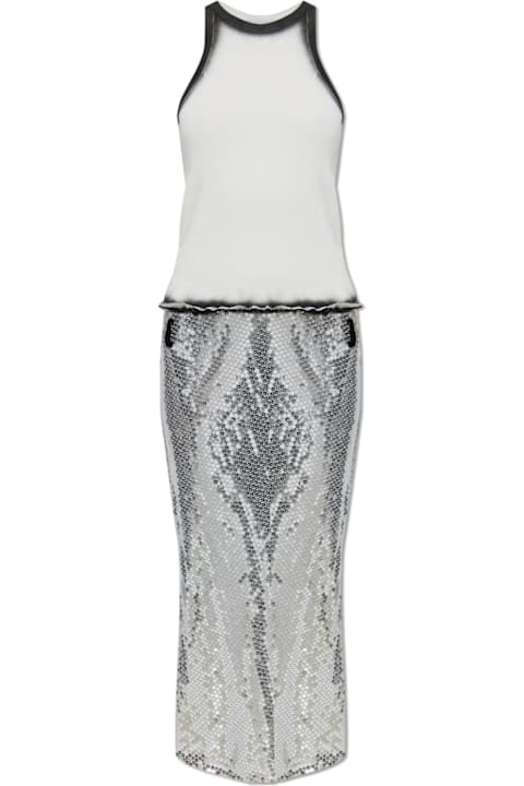 الملابس لـ السيدات The Attico The Attico Dress With Sequin Skirt