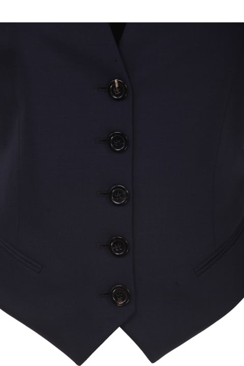 Philosophy di Lorenzo Serafini Coats & Jackets for Women Philosophy di Lorenzo Serafini Dart-detailed V-neck Waistcoat