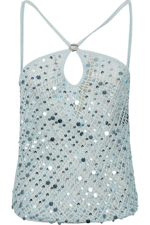 Sequin Crochet Top