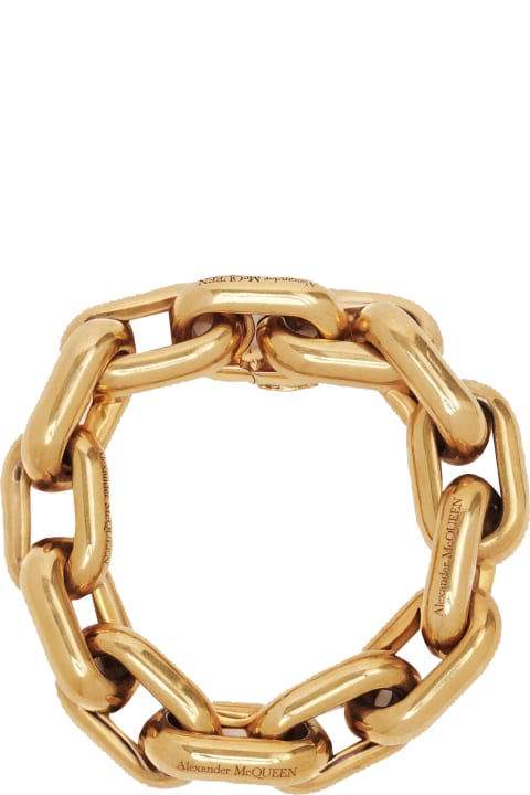 ウィメンズ Alexander McQueenのブレスレット Alexander McQueen Peak Chain Bracelet