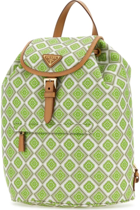 Prada Bags for Women Prada Printed Re-nylon Backpack