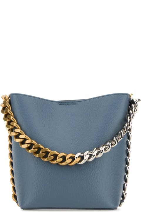 Fashion for Women Stella McCartney Air Force Blue Alter Mat Frayme Bucket Bag