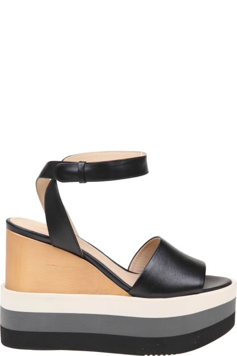 Paloma Barceló Shoes for Women Paloma Barceló Ramy Sandal In Black Leather