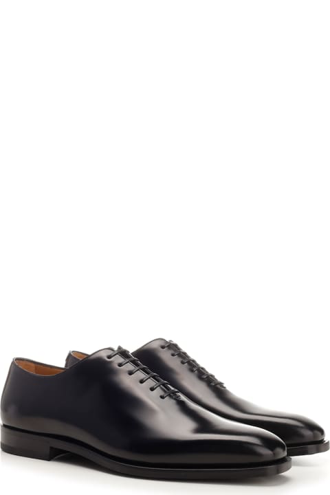 Ferragamo Shoes for Men Ferragamo Black Oxfords With Square Toe