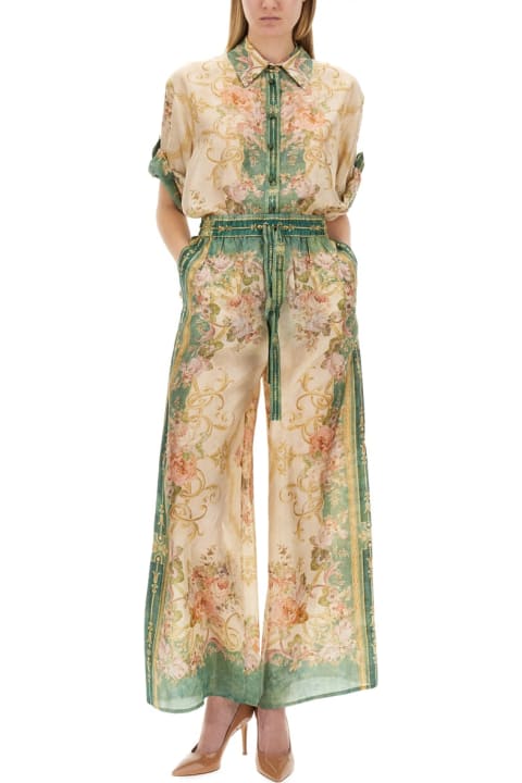 Fashion for Women Zimmermann Pants With Floral Print