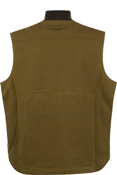 Homeware Filson Waxed Cotton Vest - Tincloth