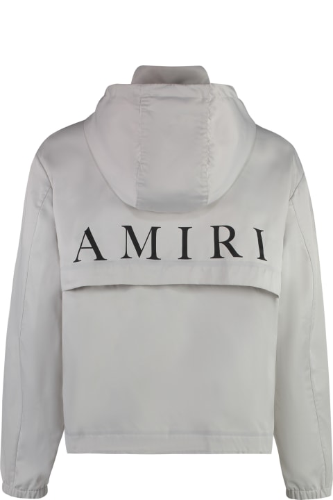 Fashion for Men AMIRI Technical Fabric Hooded Jacket